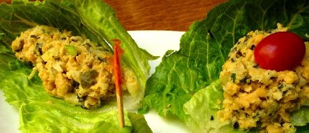 Save-the-tuna salad lettuce-wich 