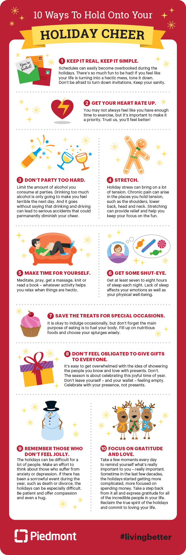 10 Ways To Hold On To Your Holiday Cheer | Piedmont Healthcare