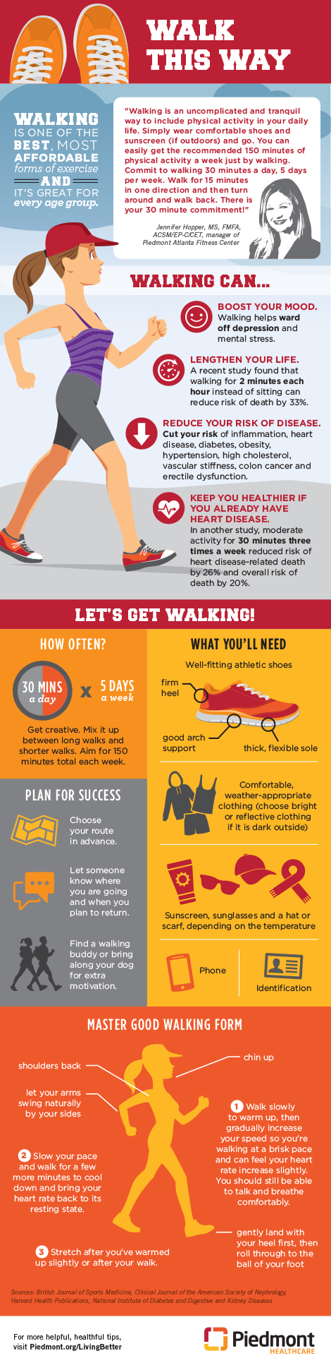 20 Health Benefits of Walking