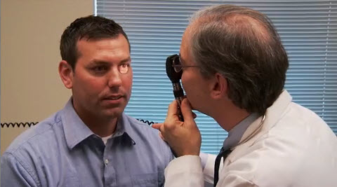 Male urological exam video