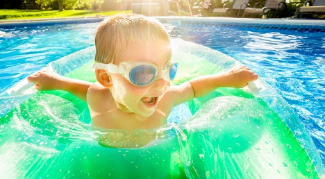 Summer safety in the pool