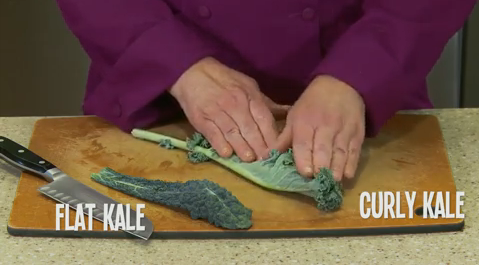 Chop kale