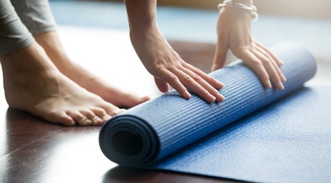 Yoga mat.