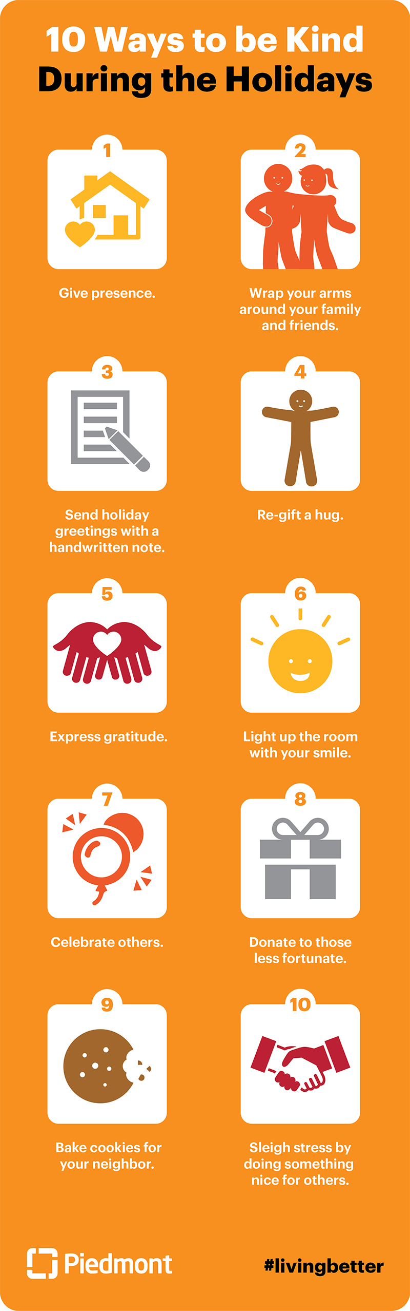 10 ways to be kind during the holidays