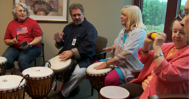 Cancer patients find beat of a different drum