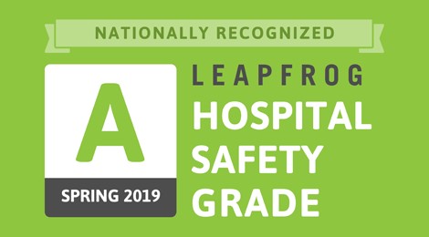 Leapfrog Hospital Safety Grade A Label