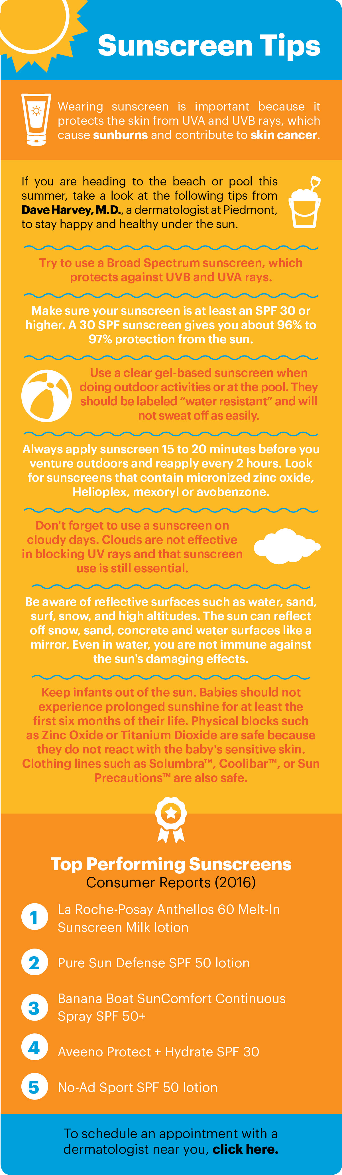 Sunscreen safety tips
