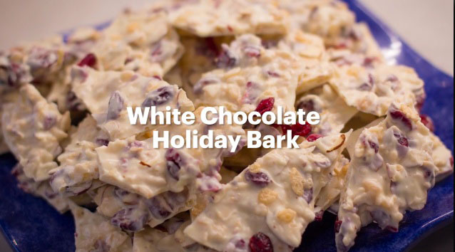 White Chocolate Holiday Bark Recipe