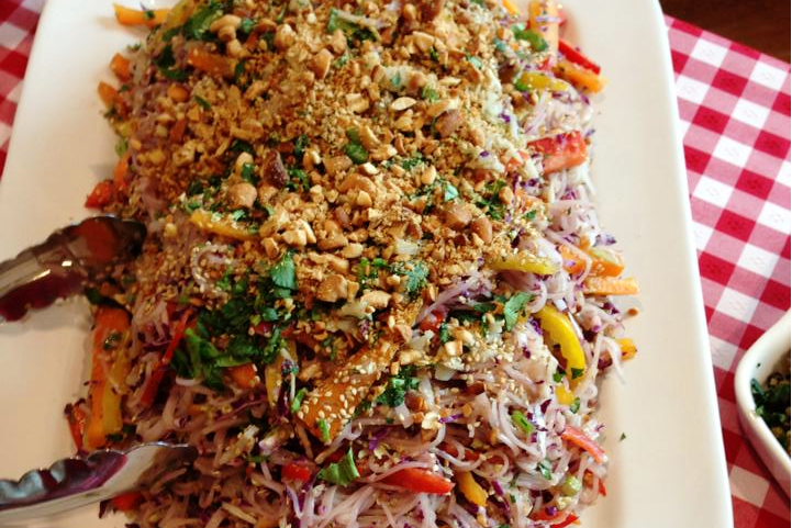 Better-for-you Asian noodle salad