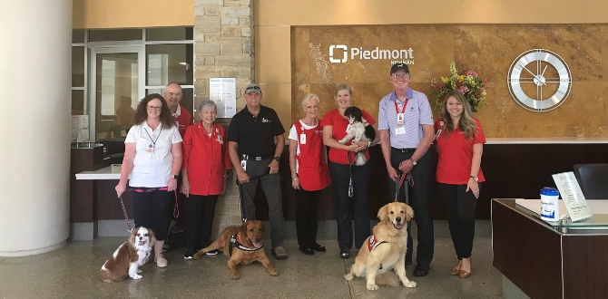 Visits from Therapy Dogs Brighten Days at Piedmont Newnan - News Article Visits from Therapy Dogs Brighten Days at Piedmont Newnan - News Article