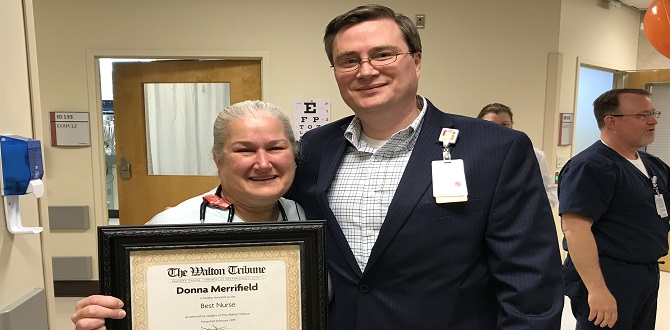 Walton County 'Best Nurse' Recognized for Surprising a Retired ...
