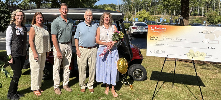 Piedmont Fayette Golf Cart Donation