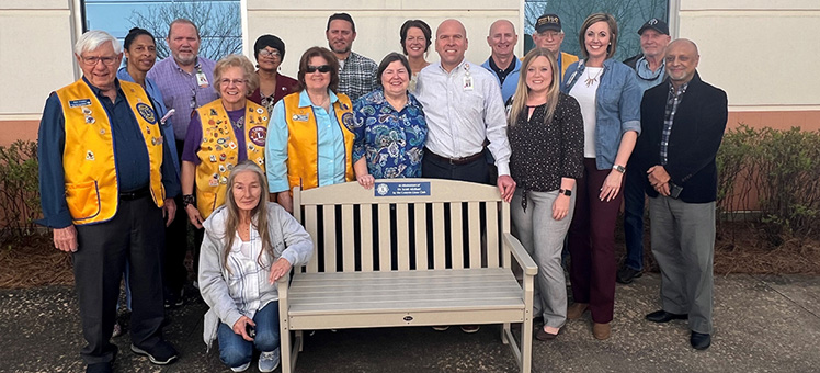 Conyers Lions Club with Hospital Leadership