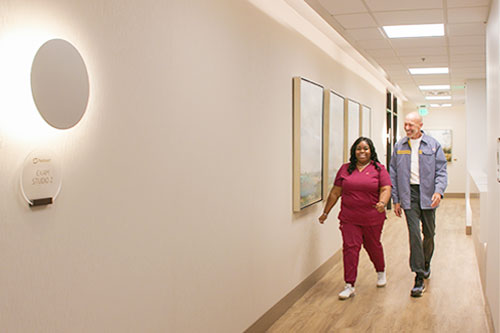 Image of a patient room at Piedmont