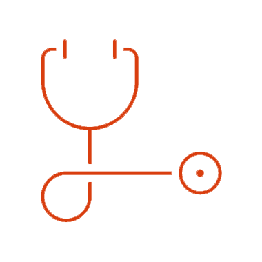 Icon of a stethoscope