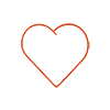 Icon of a heart