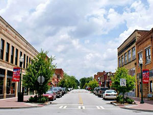 Photo of Main Street in Toccoa