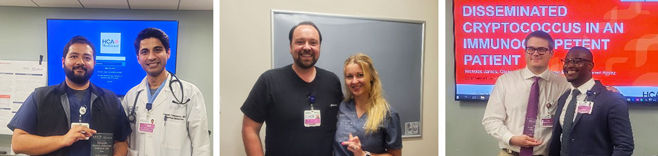 Various photos of GME residents