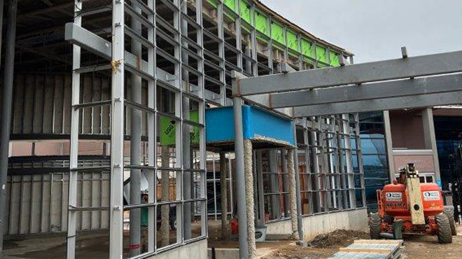 Photo of hospital under construction