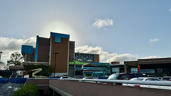 Photo of hospital under construction