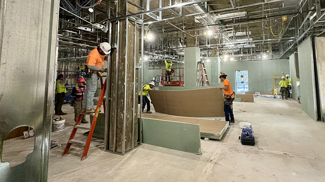 Photo of hospital under construction